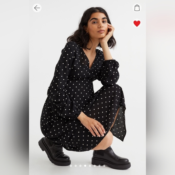 H&M MAMA V-Neck Dress - Picture 4 of 8